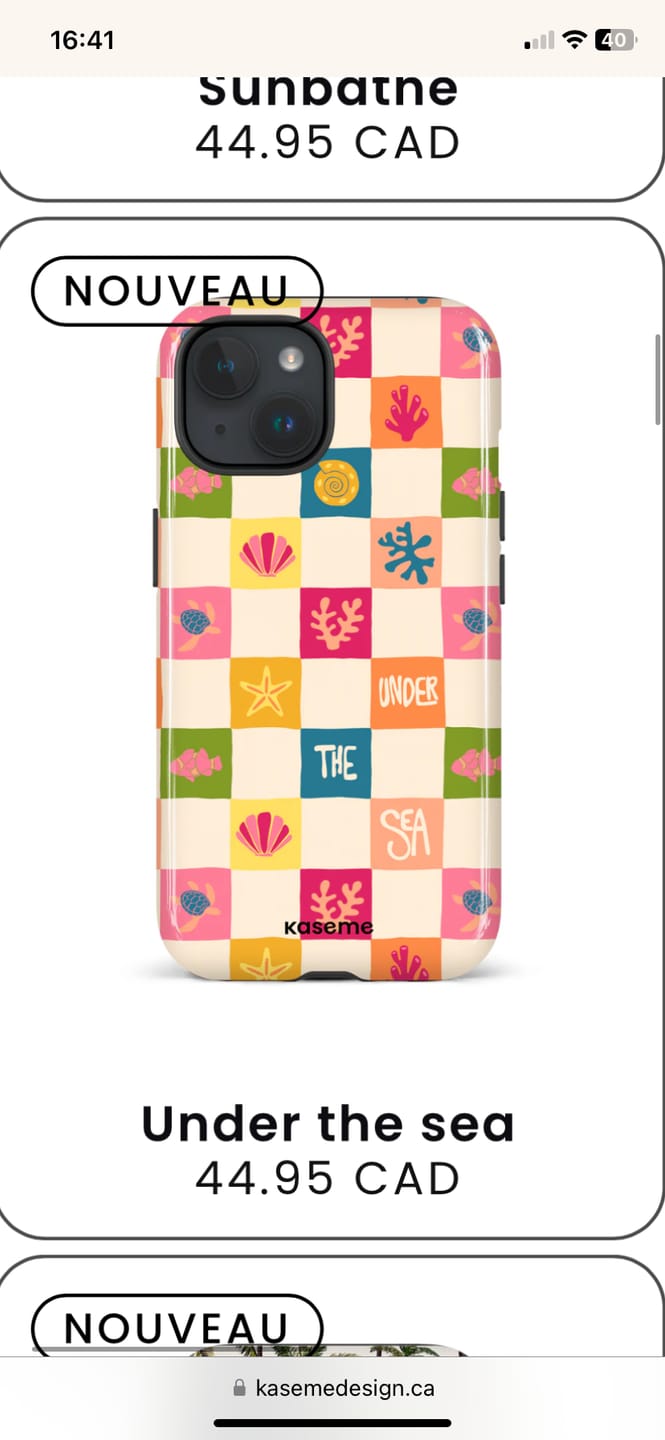 Customer photo review of Bondi Beach clear case