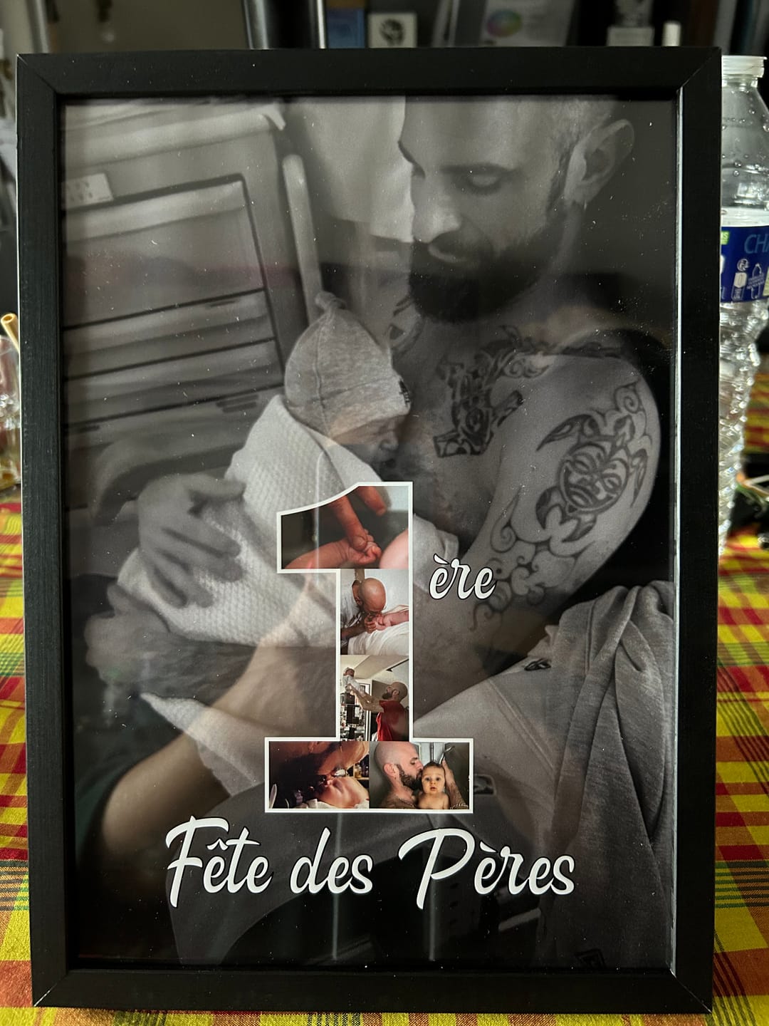 Customer photo review of 1ère Fête des Pères - Affiche personnalisée