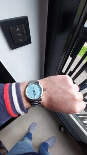 Customer photo review of ELEGANCE® P1731 Men Watch Quartz 38mm Stainless Steel AR Coating Sapphire VH31 Business Sports Wristwatch