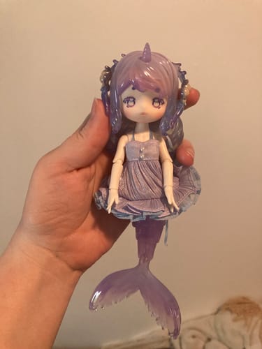 Customer photo review of Antu Tidal Secret Language Mermaid Series Action Figure BJD Blind Box
