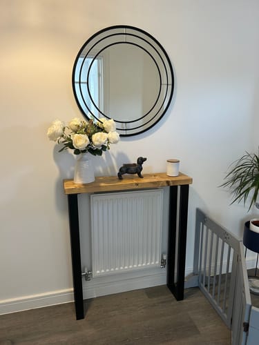 Customer photo review of Rustic Console Table  | 20cm Depth