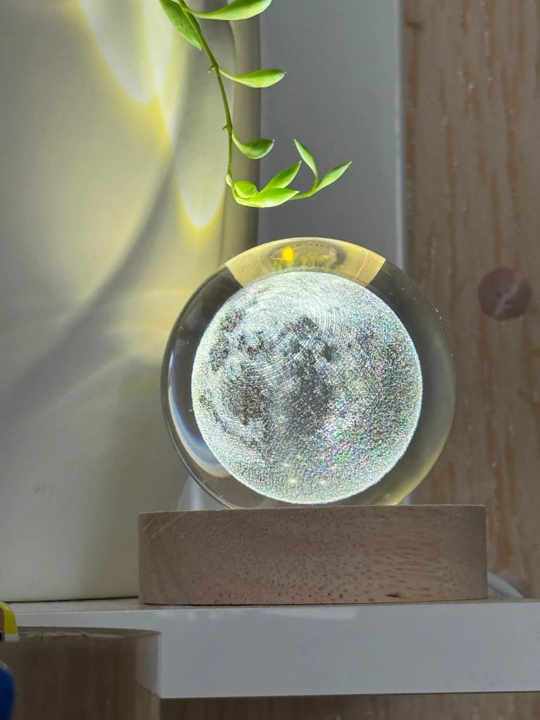 Customer photo review of Crystal Space Lamp