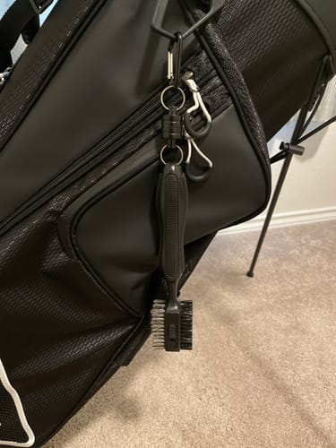 Customer photo review of Birdieboss Magnetic Golf Brush