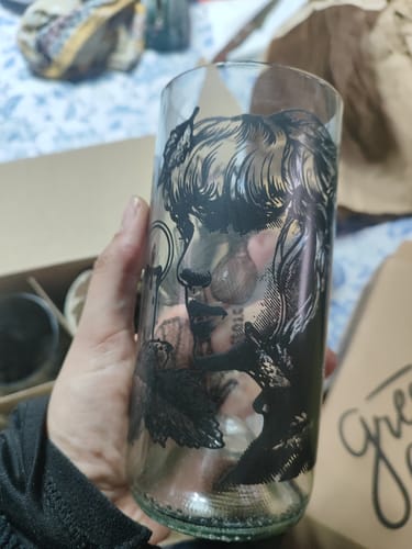 Customer photo review of Green Glass (Taylor's Version) - Juego de 6 Vasos