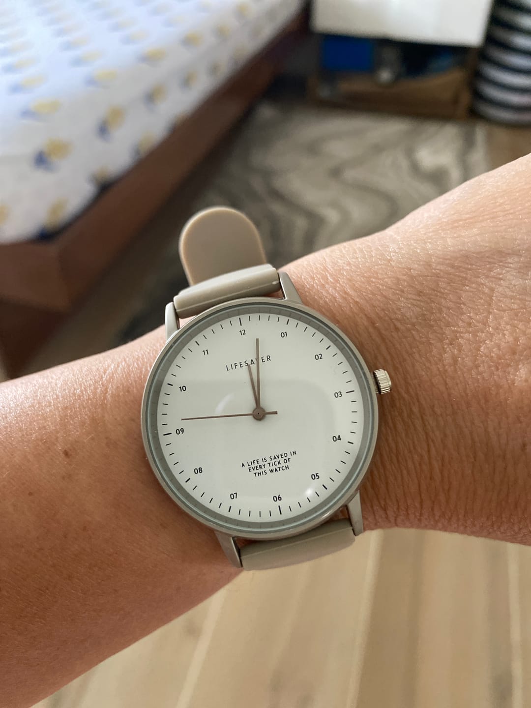 Customer photo review of Life Saver Watch 4.0 – Army Green