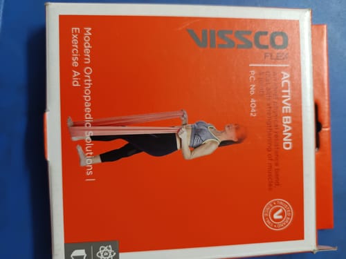 Customer photo review of Active Band - Physical Resistance Bands (With New Soft handles as Attachment) for Exercise, Workouts, Gym, Stretching, Yoga | Muscles & Joints Strengthener