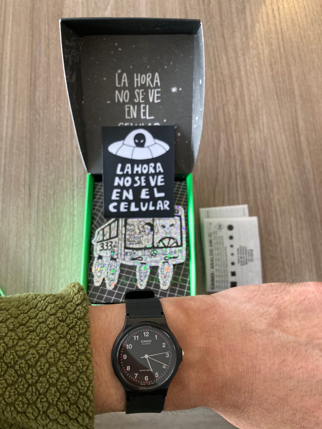 Customer photo review of Reloj Casio Vintage MQ-24-1BLDF Negro Números