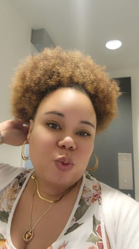 Customer photo review of Jamaican Sun Splash Natural Leave in Conditioner & Detangler Spray | 4oz 8oz & 16oz