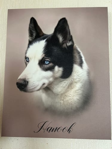 Customer photo review of Portrait Art Huilé