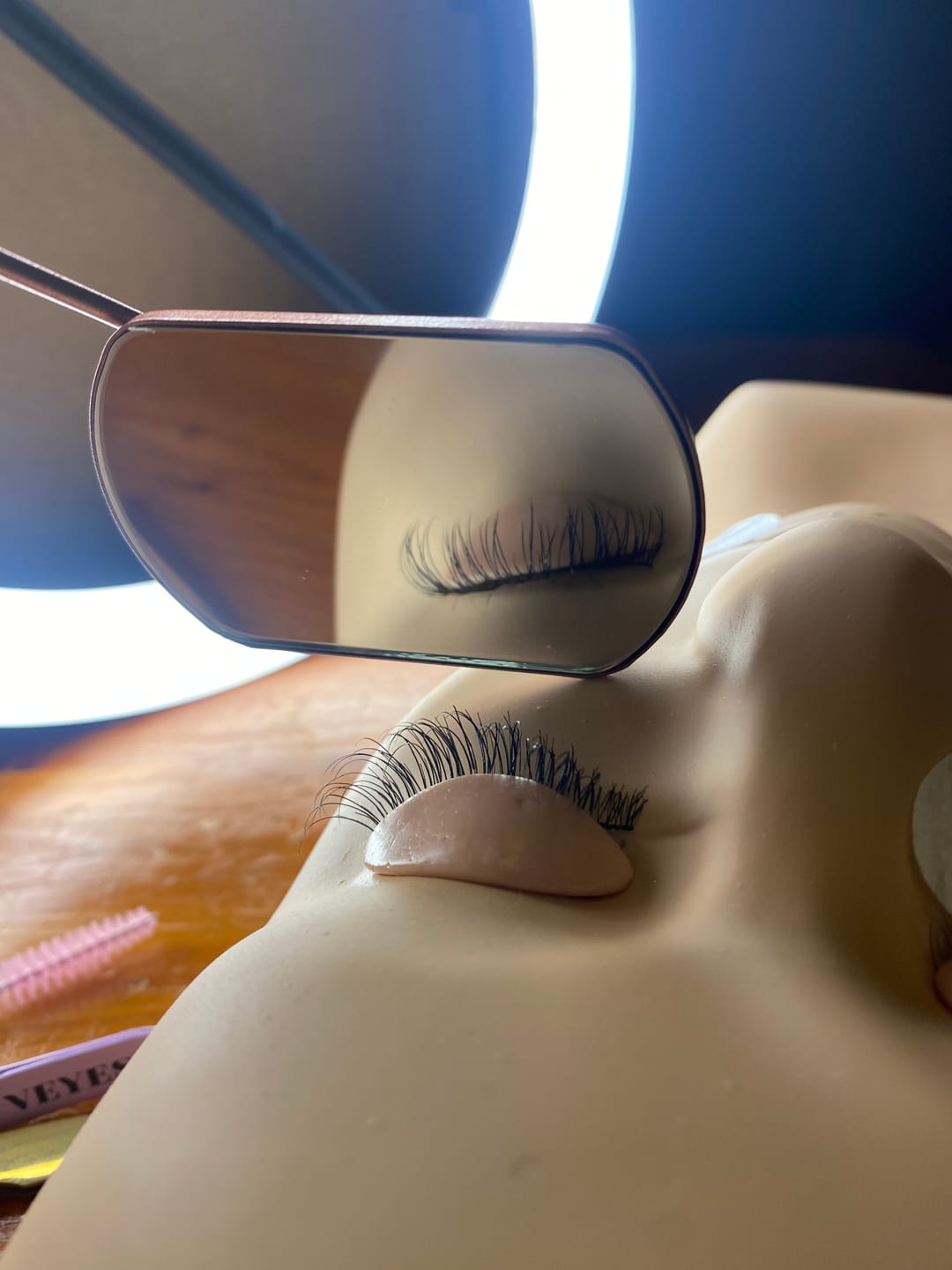 Customer photo review of Classic Eyelash Students Training Kit