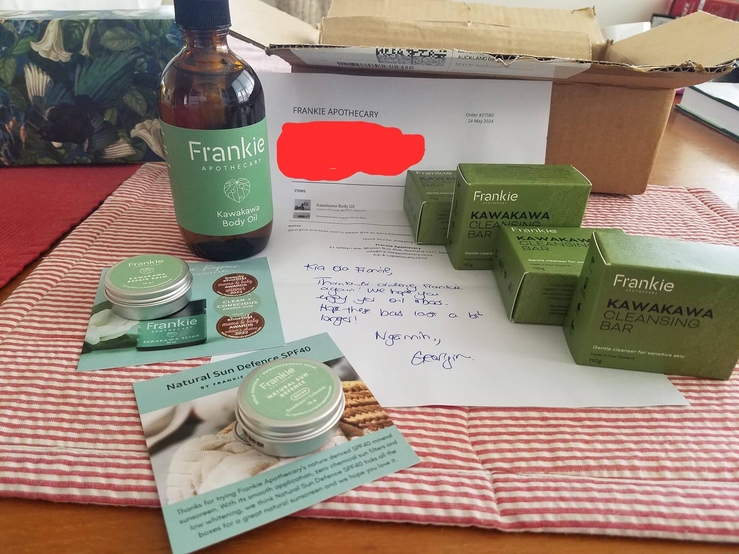 Customer photo review of Kawakawa Body Oil
