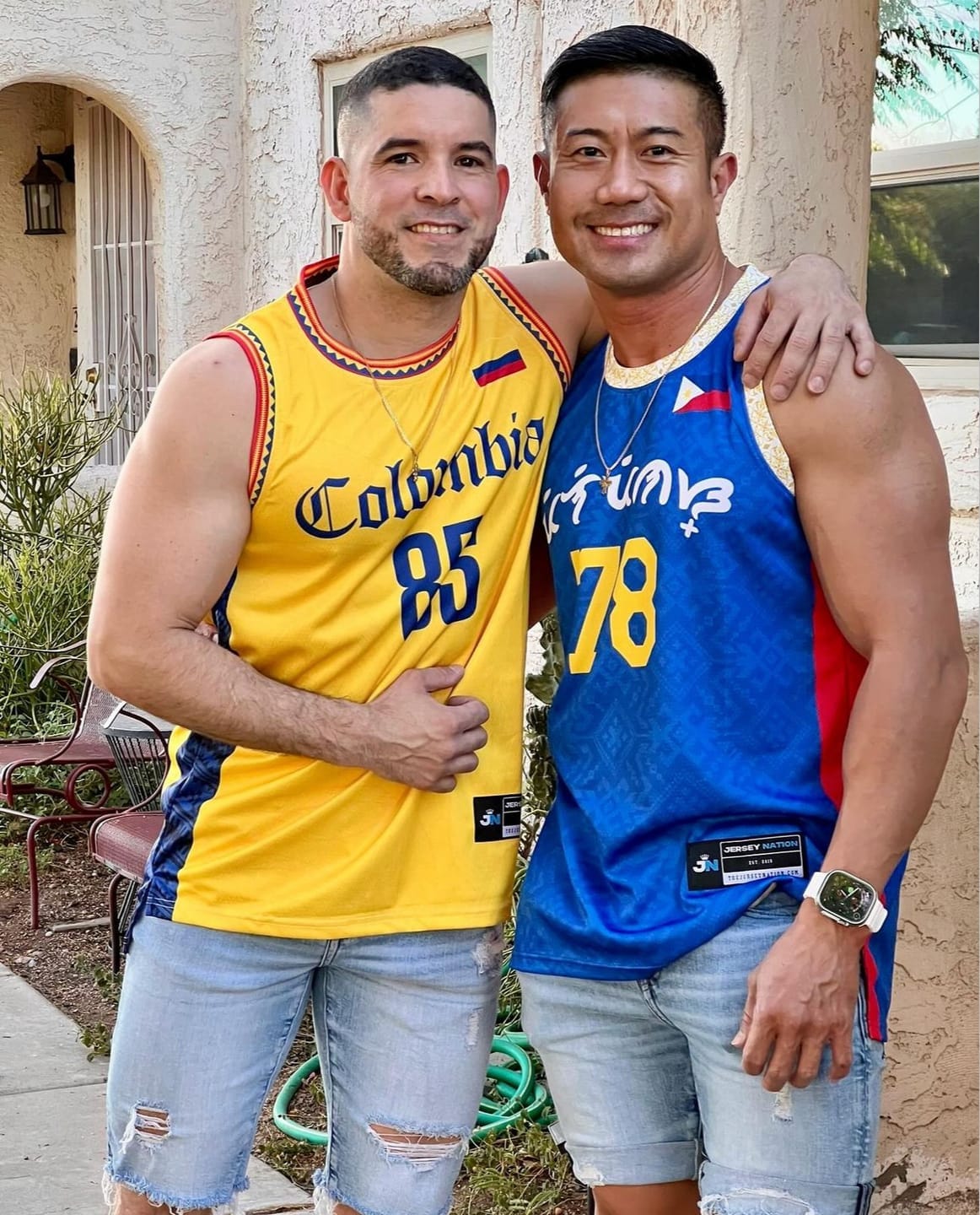 Customer photo review of Colombia Custom Basketball Jersey