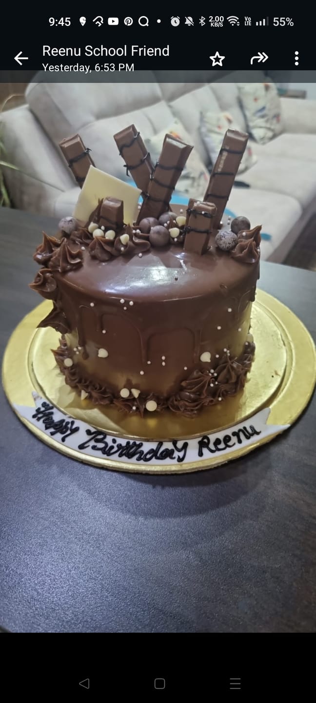 Customer photo review of Chocolate Sin Drippy Cake