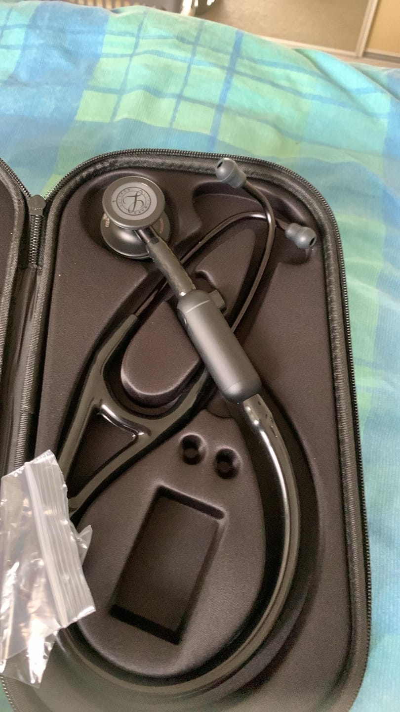 Customer photo review of Littmann CORE Digital Stethoscope 8490 - Black