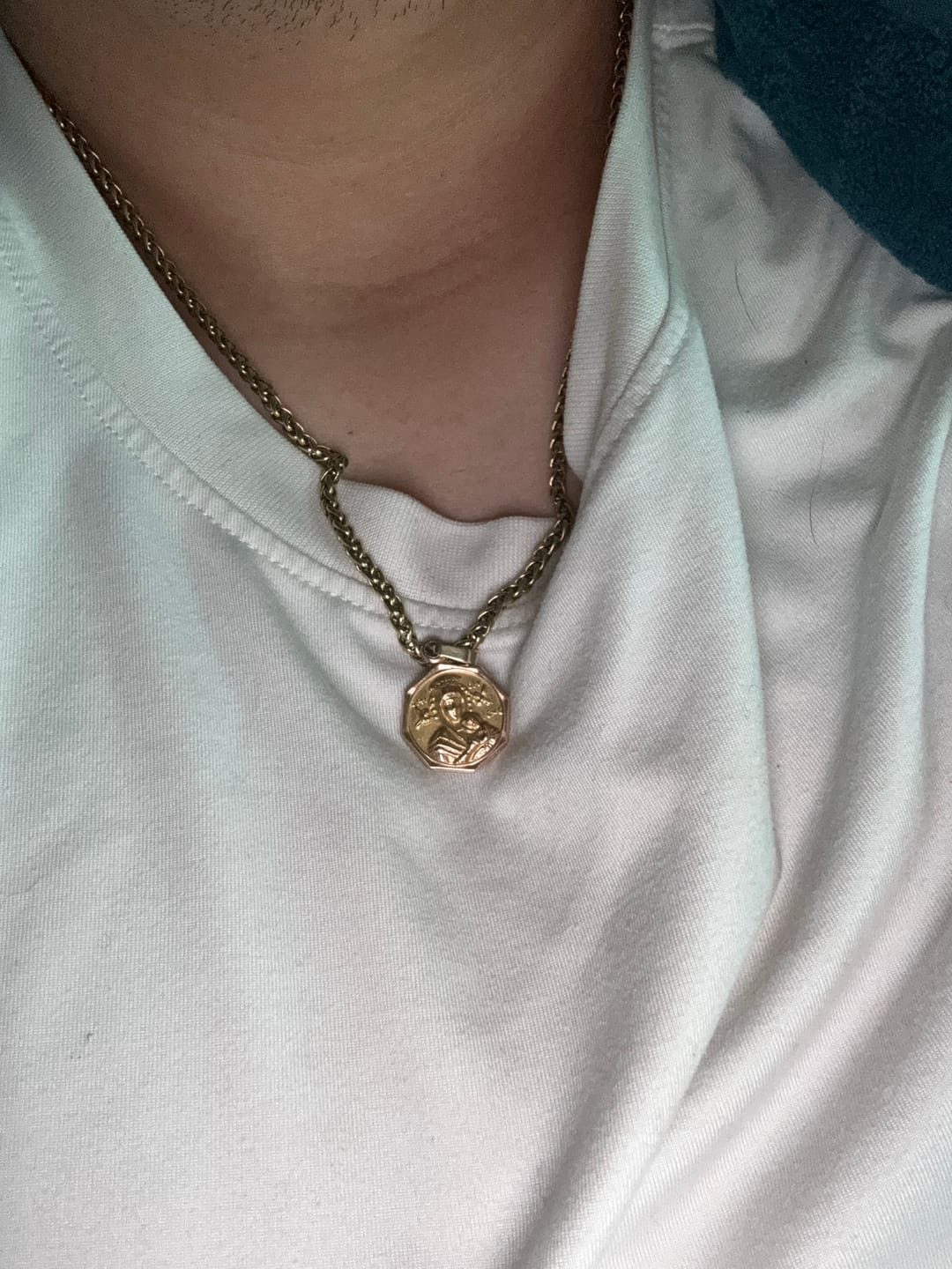 Customer photo review of 3mm Wheat Chain