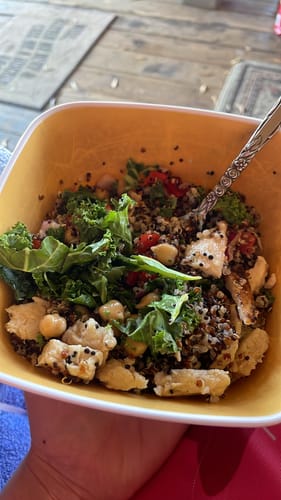 Customer photo review of Lemonsweet Powercup w/Honey Garlic Chicken