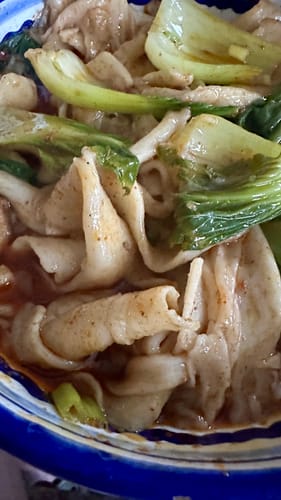 Customer photo review of [N3] Mt. Qi Pork Hand-Ripped Noodles Meal Kit (4 Servings)
