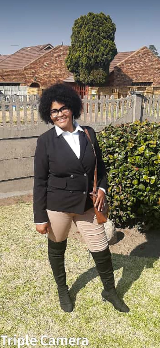 Customer photo review of Brazilian Curly Afro full Cap 8"