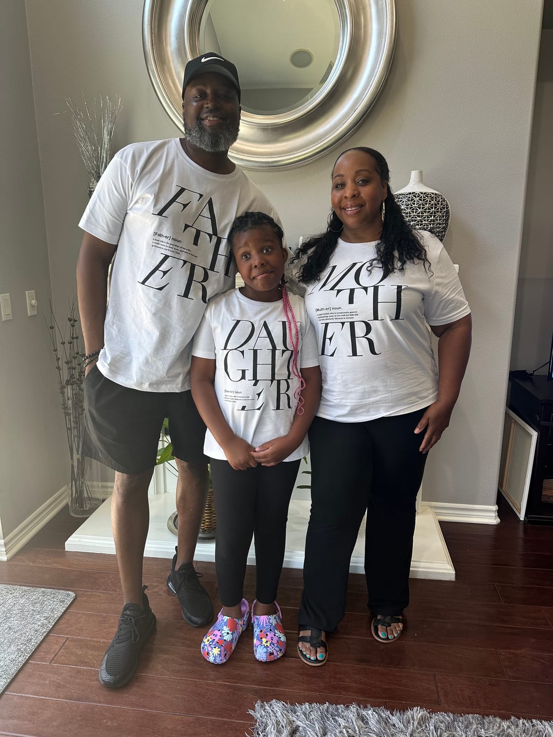 Customer photo review of Mother logo Remix T-shirt
