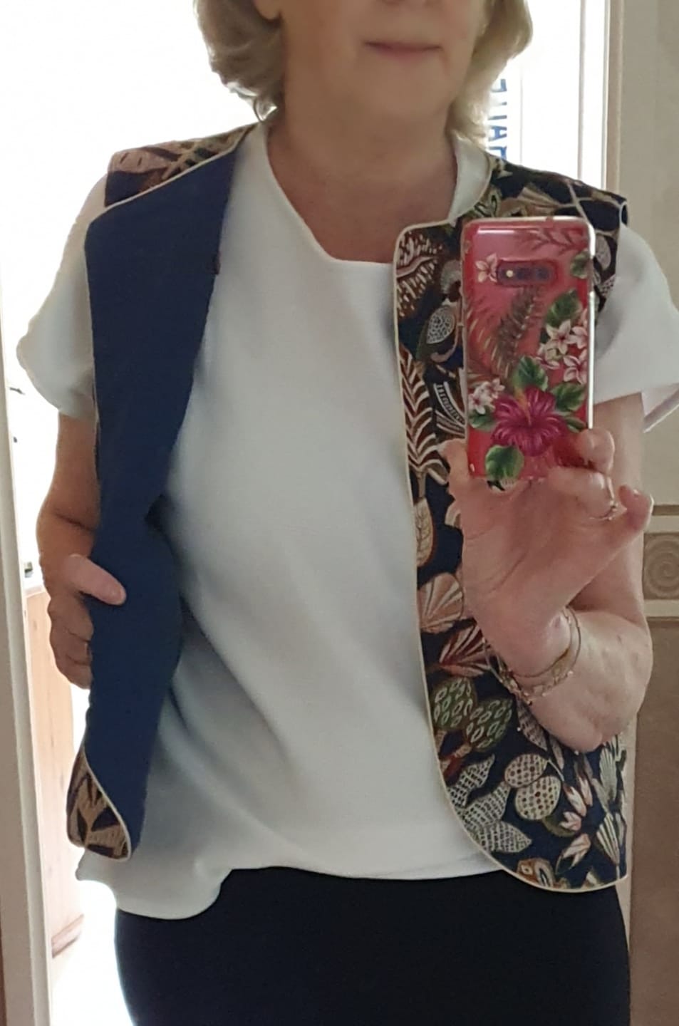 Customer photo review of Veston Gaston en jacquard Panache