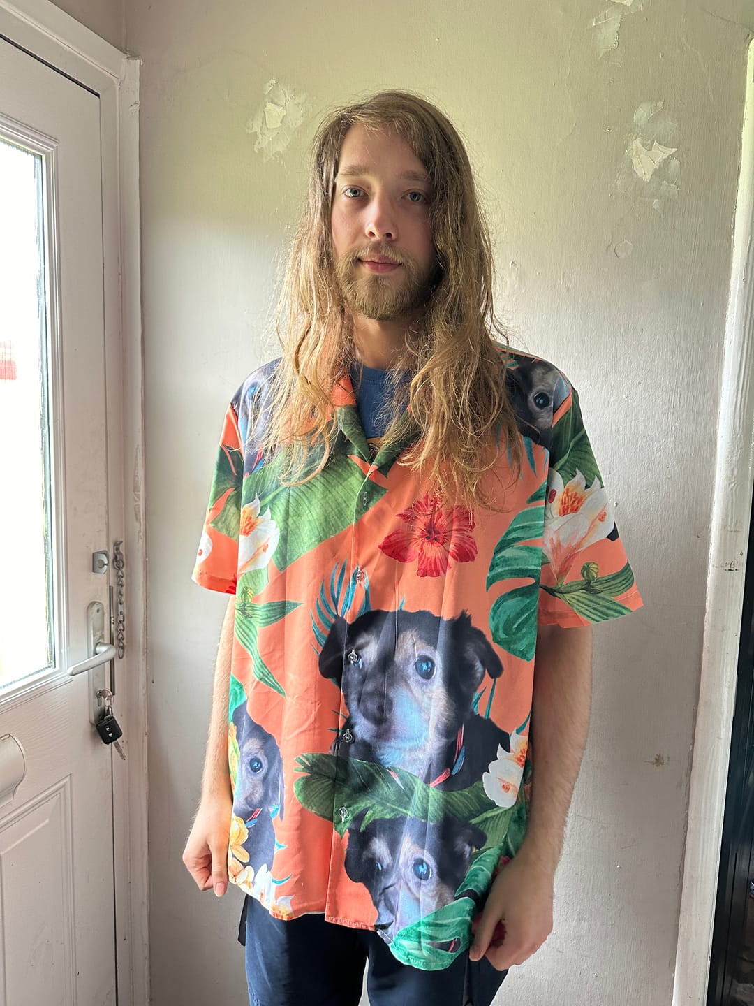 Customer photo review of Your photo - Personalised hawaiian shirt