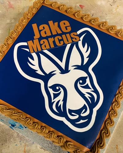 Customer photo review of 25cm x 25cm Square Custom Edible Icing Image