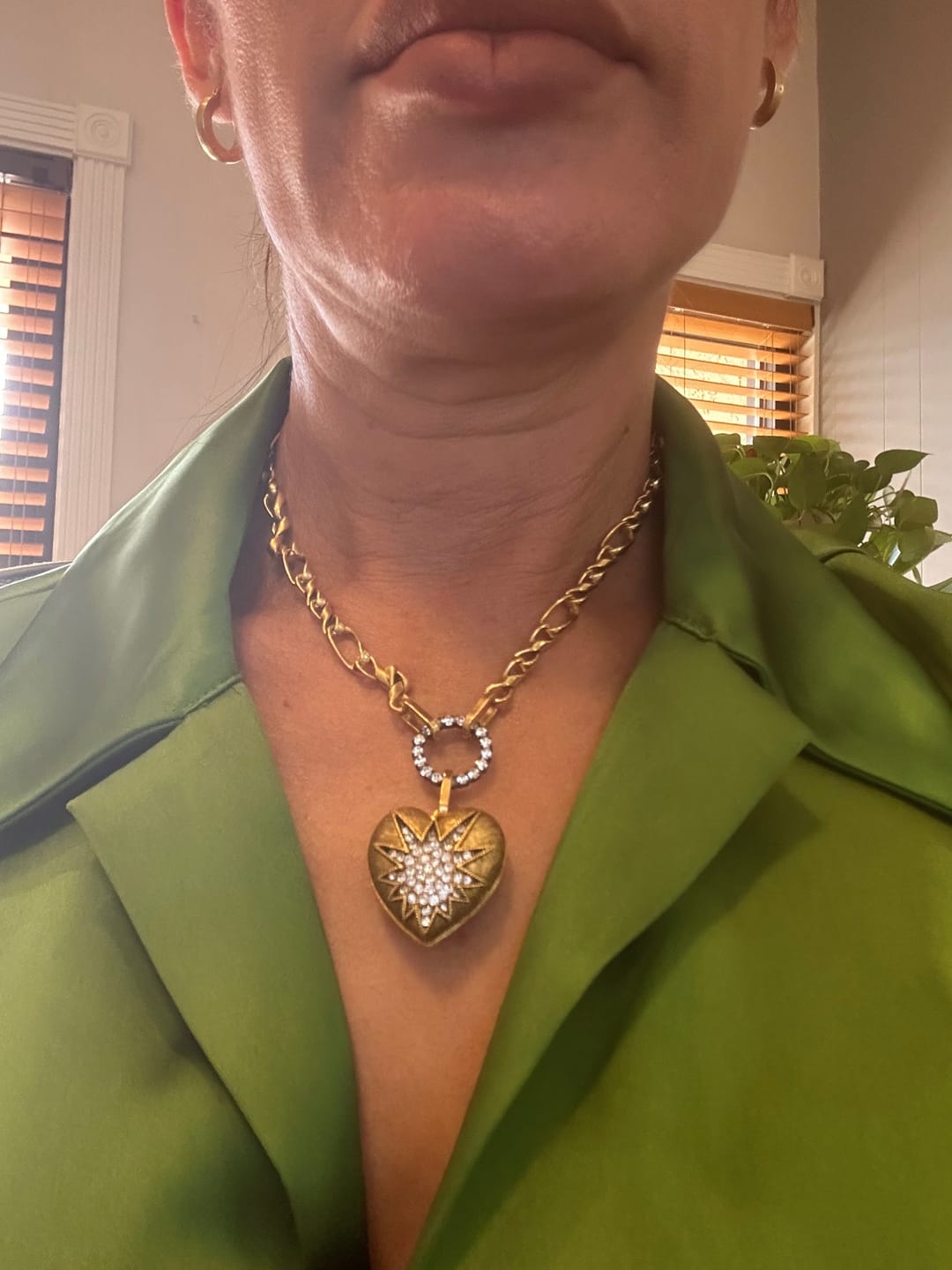 Customer photo review of Heart of Tefiti Necklace