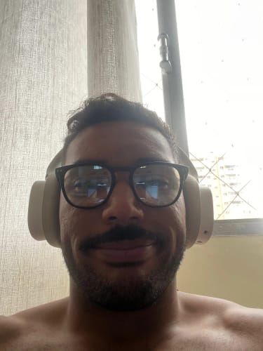 Customer photo review of Zenottic Reading Glasses Julian
