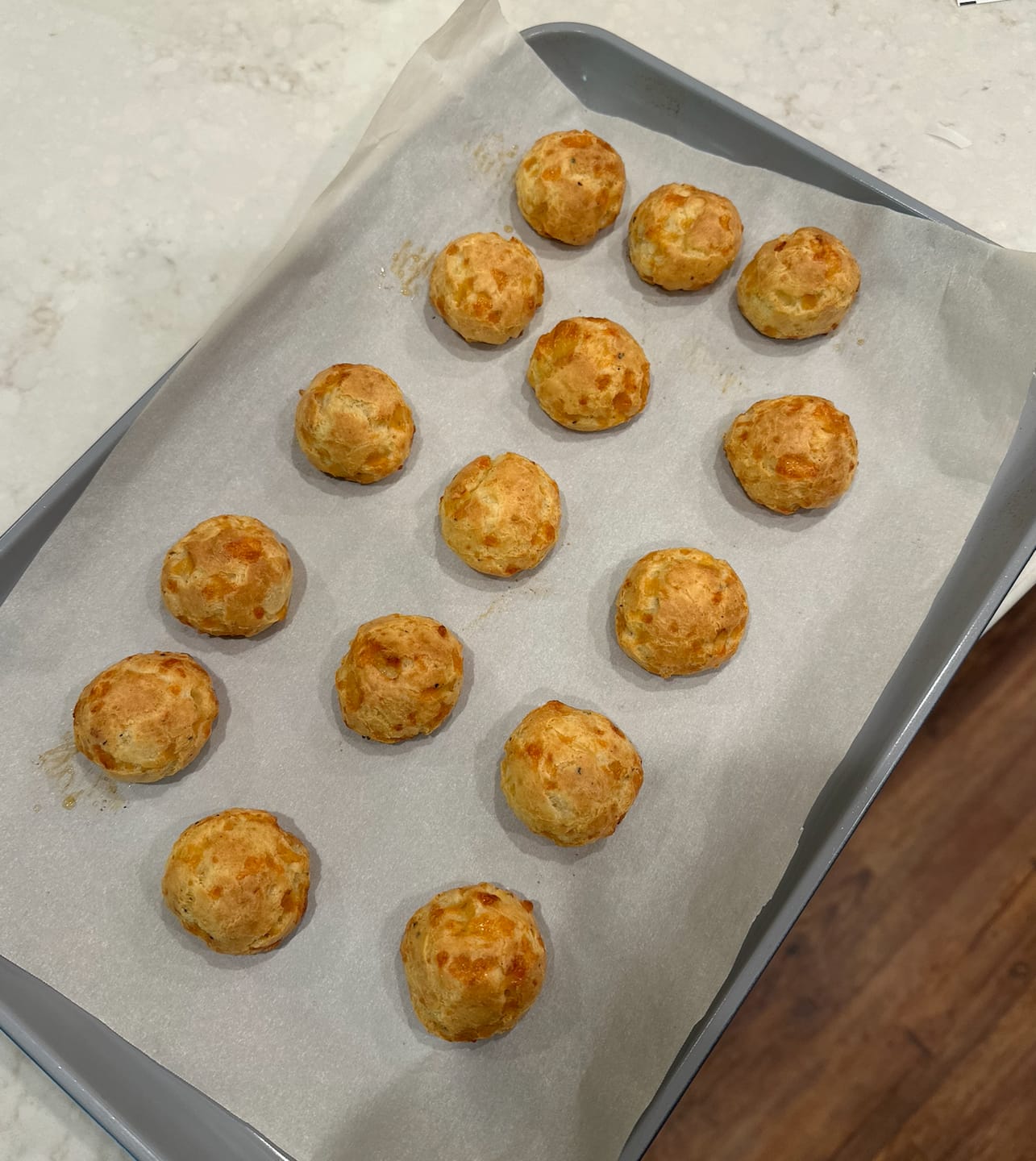 Customer photo review of Cacio e Pepe Gougies (Gluten Free) - 36 Pieces