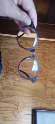 Customer photo review of Zenottic Reading Glasses Aaron