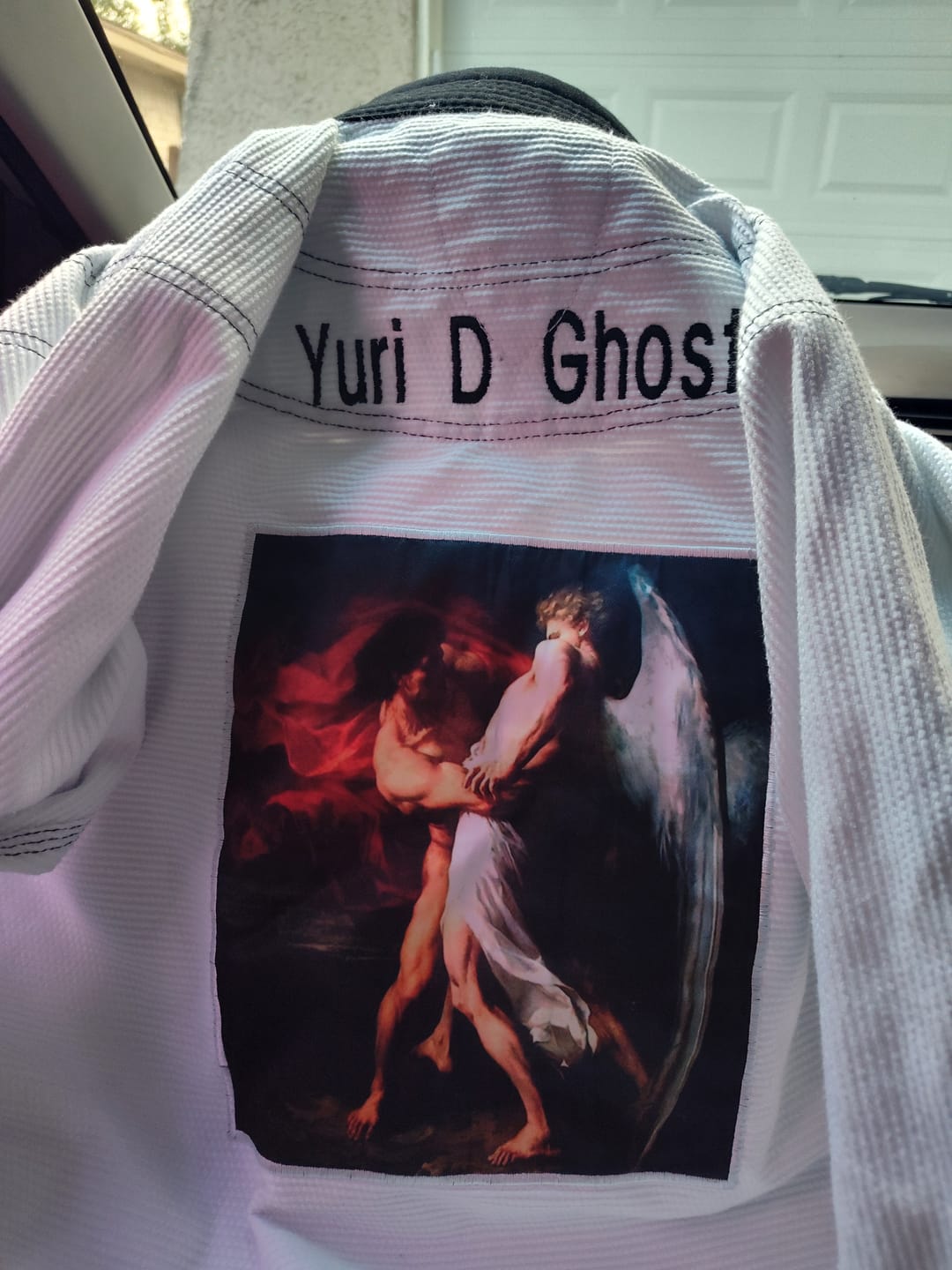 Customer photo review of Jaguar Multi - Contrast Colors Brazilian Jiu Jitsu BJJ Kimono Uniform Gi With Custom Name and Logo