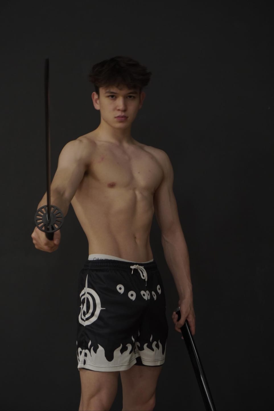 Customer photo review of Naruto Gym Shorts