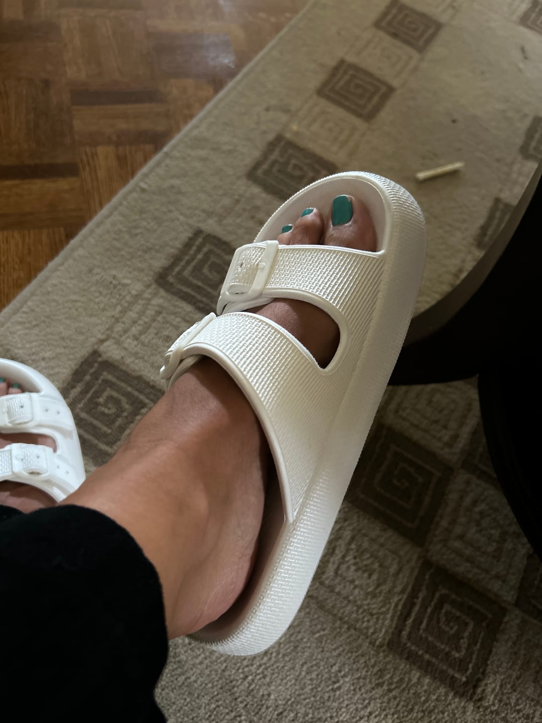 Customer photo review of Cushion Sandals - Cloud Slides