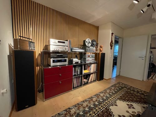 Customer photo review of Panneau acoustique bois | Noyer | De première qualité