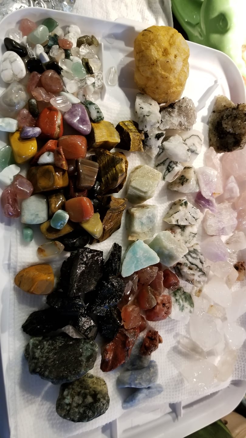 Customer photo review of Scoop of Tumbled Stones