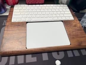 Customer photo review of Slim Magic Keyboard and Trackpad Tray