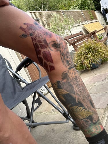 Customer photo review of TattooNumbx Numbing Cream (3 Pack)