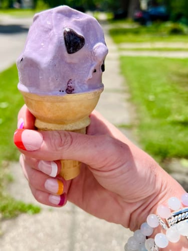 Customer photo review of For The Girls Press On Nails (24PC)