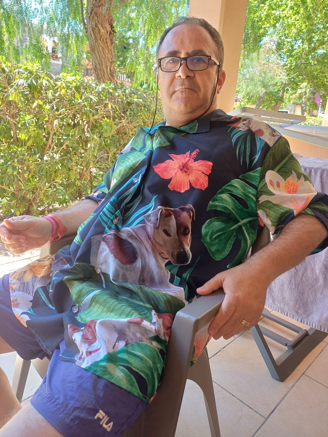Customer photo review of La tua foto - Camicia hawaiana personalizzata