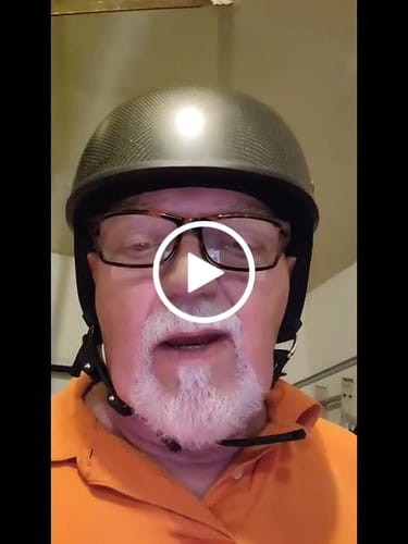 Customer video review of Carbon Fiber SOA Smallest Lightest DOT Beanie Carbonator Flat No Peak