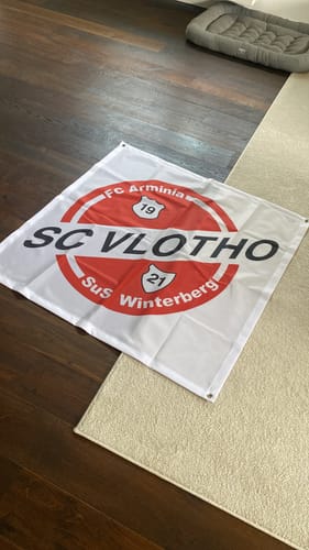 Customer photo review of Fahne inkl. Druck