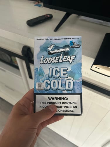 Customer photo review of Ice Cold LooseLeaf 5-Pack Wraps (40 Count)