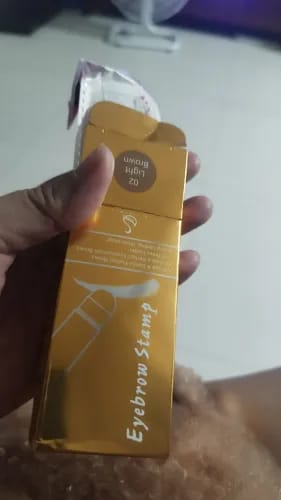 Customer photo review of BEST SELLER WATERPROOF EYEBROW STAMP