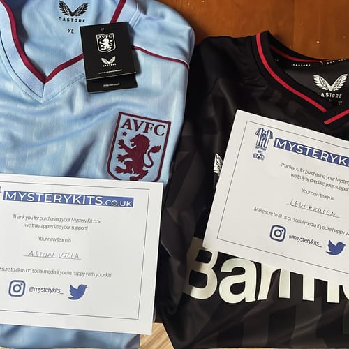 Customer photo review of Mens Mystery Football Shirt