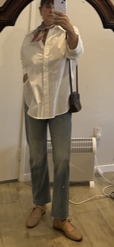 Customer photo review of Mother Denim | High Waisted Rider Ankle - Salt Of The Earth