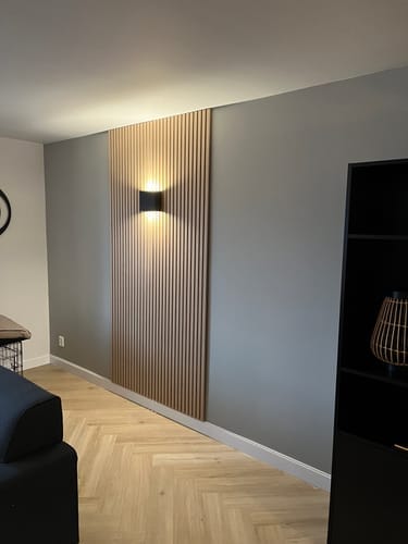 Customer photo review of Panneau acoustique bois | Noyer | De première qualité