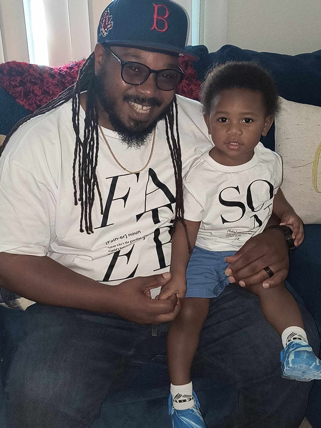 Customer photo review of Father Logo Remix T-shirt