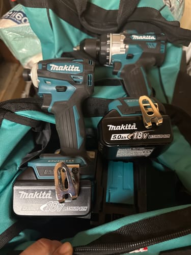 Customer photo review of Makita XT288T 18V LXT® Lithium‑Ion Brushless Cordless 2‑Pc. Combo Kit (5.0Ah)