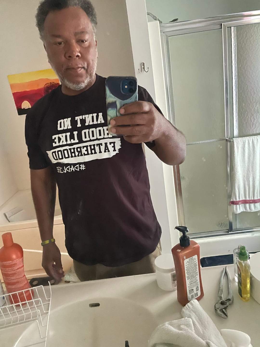 Customer photo review of No Hood Like Fatherhood