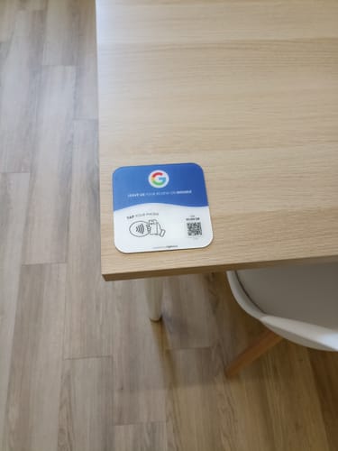 Customer photo review of Google Reviews - Plate